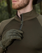 Мужская тактическая рубашка Убакс хаки под шевроны армейская XL - изображение 7
