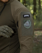 Мужская тактическая рубашка Убакс хаки под шевроны армейская XS - изображение 7