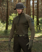 Чоловіча тактична сорочка Убакс хакі під шеврони армійської XXL - зображення 1