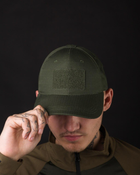 Мужская тактическая кепка с липучкой для шеврона хаки - изображение 7