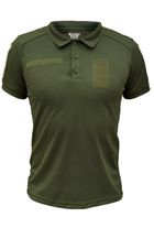 Чоловіча тактична футболка поло хакі армійська S - зображення 3