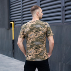 Чоловіча піксельна футболка армійська бавовняна хакі XXL - зображення 6