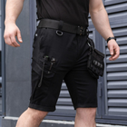 Чоловічі тактичні шорти чорні Карго на літо S - зображення 4