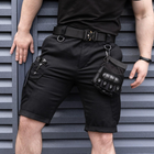 Мужские тактические шорты черные Карго на лето S - изображение 6