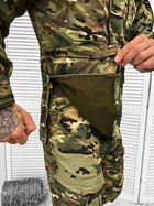 Тактический осенний военный комплект G2 ( Куртка + Штаны ), Камуфляж: Мультикам, Размер: XXXL - изображение 6