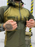 Тактичний теплий військовий комплект Гірка ( Куртка + Штани ), Камуфляж: Олива, Розмір: M - зображення 5