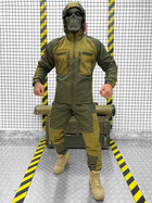 Тактичний теплий військовий комплект Гірка ( Куртка + Штани ), Камуфляж: Олива, Розмір: XXL - зображення 3