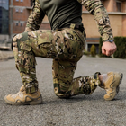 Штани Тактичні з Наколінниками Літо 12 кишень ClefersTac G2 Мультикам ріп-стоп літні - Камуфляжні Військові Армійські штани Розмір: L (50230861) - зображення 4