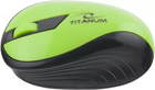 Mysz bezprzewodowa Esperanza Titanum TM114G Czarny/Zielony (5901299904794) - obraz 2