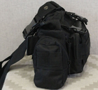 Тактична сумка підсумок на пояс Tactic нагрудна сумка через плече 5 л Чорна (104-black) - зображення 5