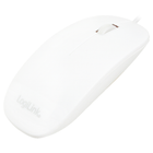 Mysz LogiLink ID0062 Optyczna USB White (4052792007015) - obraz 1