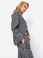 Piżama (koszula + spodnie) Aruelle Joy pajama long 2XL Szara (5905616143279) - obraz 2