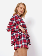 Piżama (koszula + spodenki) Aruelle Marissa pajama short L Czerwona (5905616143675) - obraz 3