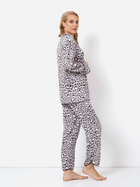 Piżama (koszula + spodnie) Aruelle Valencia pajama long XL Szara (5905616144344) - obraz 3