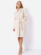 Халат жіночий Aruelle Zahra bathrobe S Бежевий (5905616140285) - зображення 1