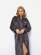 Szlafrok Aruelle Keira bathrobe XL Czarny (5904541430515) - obraz 3