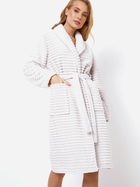 Халат жіночий Aruelle Nicky bathrobe L Білий (5904541439976) - зображення 3