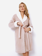 Халат жіночий Aruelle Nora bathrobe S Бежевий (5904541436319) - зображення 3