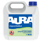 AURA Unigrund BioBlock грунтовка с антиплесневыми добавками 1 л (37612)