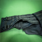 Плитоноска з встановленям бокового та кевларового захисту кордура Kirasa чорна (KI101) - изображение 9
