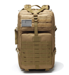 Рюкзак тактичний військовий ZE-002 35 л пісочний - зображення 1