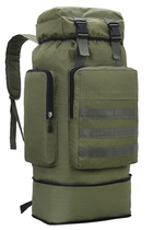Рюкзак тактический раздвижной K0616 70л оливковый - изображение 1