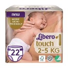 Підгузники Libero Touch розмір 1 (2-5 кг) 22 шт