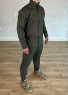 Форма армейская на флисе рип-стоп китель с брюками олива XXXL - изображение 3
