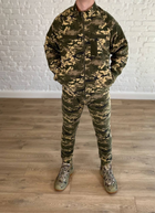 Военно-тактический костюм для ВСУ, НГУ осенний на флисе Пиксель S - изображение 1