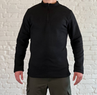 Військо-тактичний пуловер на флісі для ВСУ Чорний XXL - зображення 1