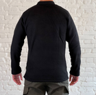 Військо-тактичний пуловер на флісі для ВСУ Чорний XXL - зображення 4