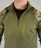 Военный Убакс на флисе с рукавами рип-стоп (без подкладки) для ВСУ Мультикам/Олива L - изображение 5