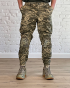 Тактичні штани ріп-стоп з флісовою підкладкою з НАКОЛІННИКАМИ Піксель XL - зображення 1