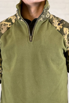 Тактичний армійській убакс на флісі зі вставками ріп-стоп для ЗСУ Піксель/Олива M - зображення 5