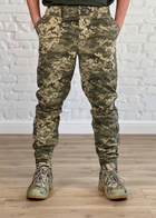 Армейские штаны рип-стоп с флисовой подкладкой Пиксель L - изображение 1