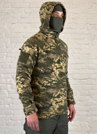 Убакс тактически-военный на флисе с капюшоном Пиксель XXL - изображение 1
