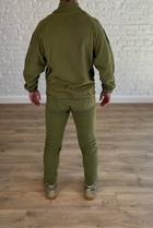 Тактический осенний костюм на флисе Олива XL - изображение 4