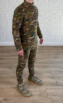 Военно-тактический костюм пуловер + штаны для ВСУ, НГУ на осенней флисе Мультикам XL - изображение 3