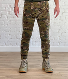 Военно-тактический костюм пуловер + штаны для ВСУ, НГУ на осенней флисе Мультикам L - изображение 6