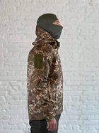 Куртка армійська на флісі SoftShell осінь/зима Піксель XXL - зображення 3