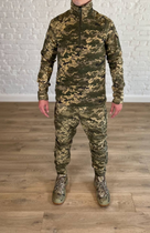 Військово-Тактична форма для ВСУ, НГУ на флісі ріп-стоп убакс зі штанами Піксель XL - зображення 1