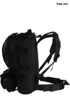 Рюкзак з розвантаженням 36л 2в1 Mil-Tec "Defence Pack Assembly" Black 14045002 - изображение 6