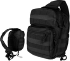 Туристичний рюкзак однолямочний 10л Mil-tec "ASSAULT" Black 14059102 - зображення 2