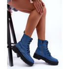 Жіночі черевики високі Teflorna 36 Блакитні (5905677884913) - зображення 3
