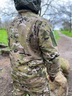 Військова форма мультикам демісезонна тактична multicam з наколінниками військова форма з курткою мультикам 48 - зображення 9