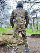 Військова форма мультикам демісезонна тактична multicam з наколінниками військова форма з курткою мультикам 48 - зображення 11