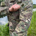Чоловіча польова Куртка «Горка» із кишенями та липучками під шеврони ріп-стоп мультикам розмір 52-54 - зображення 4