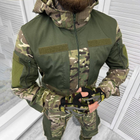 Міцний чоловічий Костюм Horn Куртка + Штани з Наколінниками у комплекті / Польова форма ріп-стоп мультикам розмір L - зображення 3