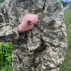 Чоловіча польова Куртка «Горка» із кишенями та липучками під шеврони ріп-стоп піксель розмір 48-50 - зображення 4