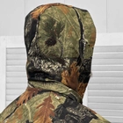 Мужской маскировочный Костюм Куртка с капюшоном + Брюки / Полевая Форма саржа камуфляж размер 3XL - изображение 3